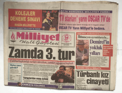 Milliyet Halk Gazetesi 14 Mayıs 1993 - SHP - CHP Birleşecek GZ5802 - 2