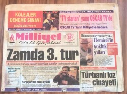 Milliyet Halk Gazetesi 14 Mayıs 1993 - Zamanda 3.Tur GZ1705 - 1
