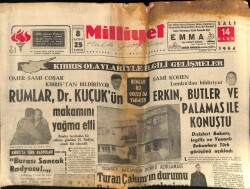 Milliyet Halk Gazetesi 14 Ocak 1964 - Kalkütada 4000 Kişi Tevkif Edildi GZ69690 - 1