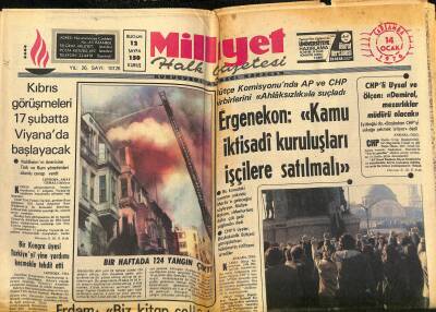 Milliyet Halk Gazetesi 14 Ocak 1976 - İçki Şişelerinin Etiketleri Çekici Hale Getiriliyor - Bitkisel Hayat Yaşayan Nuray Erenler Öldü GZ118823 - 1