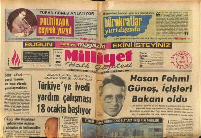Milliyet Halk Gazetesi 14 Ocak 1979 - Demir-Dökümde Direniş Sona Erdi , İşçiler Yarın İşbaşı Yapıyor GZ87659 - 1