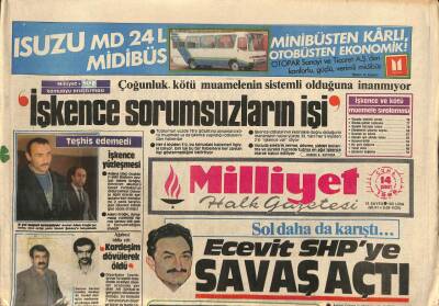 Milliyet Halk Gazetesi 14 Şubat 1986 - 40lık Süperstar Ajda Pekkan - Ecevit SHPye Savaş Açtı GZ113948 - 1