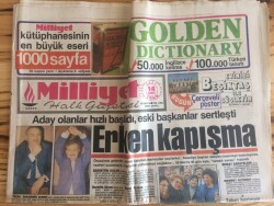 Milliyet Halk Gazetesi 14 Şubat 1989 - Ajda Pekkan Bars , Bir Yaş Daha Gençleşerek 44. Doğum Gününü Kutladığını Söyledi GZ72742 - 2
