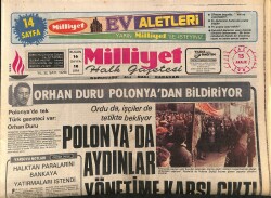 Milliyet Halk Gazetesi 15 Aralık 1981 - Lodos İstanbul'da Görülmemiş Hasar Yaptı - MGK , Harcırah Yasası'nı Onayladı GZ161014 - Gökçekoleksiyon