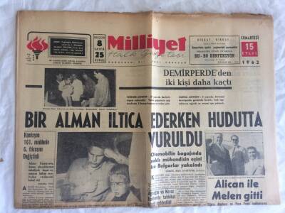 Milliyet Halk Gazetesi 15 Eylül 1962 - Marmara Ve Ege Bölgesinde Zelzele GZ73529 - 1