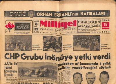 Milliyet Halk Gazetesi 15 Haziran 1962 - Prenses Marina Kraliçe Olacak Mı ? - Liz İle Burton Aşk Adasına Gittiler GZ118794 - 1