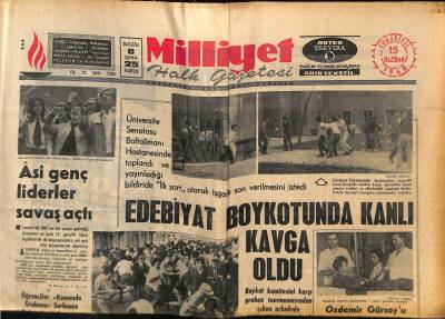 Milliyet Halk Gazetesi 15 Haziran 1968 - Gina , Halı Alırken Trafik Felce Uğradı GZ76167 - 1
