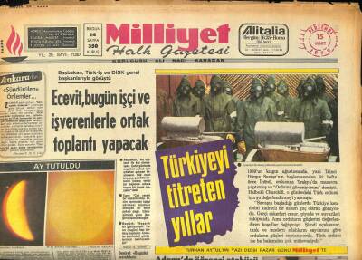 Milliyet Halk Gazetesi 15 Mart 1979 - Rusyadan Bu Ay 100 Bin Ton Ham Petrol Geliyor GZ85771 - 1