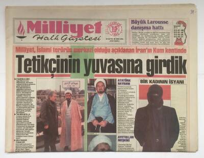 Milliyet Halk Gazetesi 15 Mart 1993 - Madalyalı Demirel GZ8688 - 1