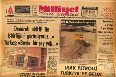 Milliyet Halk Gazetesi 15 Nisan 1977 - Renaultun Bütün Tiplerine 3000 Lira Zam Yapıldı GZ86833 - 1