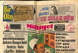 Milliyet Halk Gazetesi 15 Temmuz 1975 - ODTÜde Sınavlar Olaysız Başladı GZ70558 - 2
