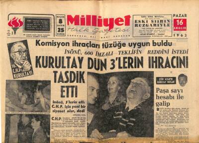 Milliyet Halk Gazetesi 16 Aralık 1962 - Otomobil Lastiği Fabrikası Açıldı - Komisyon İhraçları Tüzüğe Uygun Buldu GZ92699 - 1