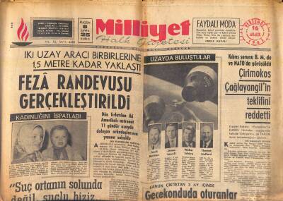 Milliyet Halk Gazetesi 16 Aralık 1965 - İlk Türk Feribotu 9 Ocakta Denize İndirilecek - Çirimokos Çağlayangilin Teklifini Reddetti GZ118413 - 1