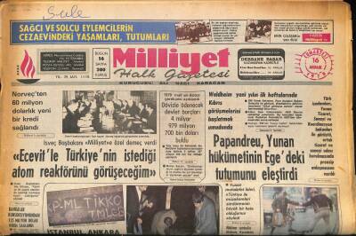 Milliyet Halk Gazetesi 16 Aralık 1978 - Renault-MAİSte Türkiye Çapında Grev Başladı GZ85757 - 1