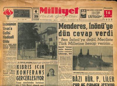 Milliyet Halk Gazetesi 16 Ekim 1958 - Grip Salgını Hakkında Vekalet Tebliğ Yayınladı GZ85864 - 1