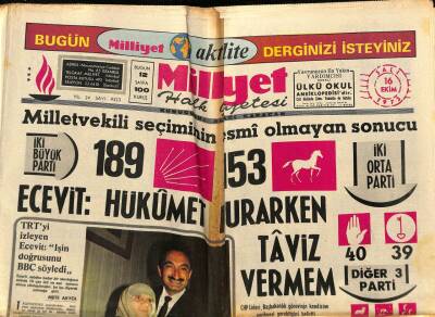 Milliyet Halk Gazetesi 16 Ekim 1973 - Nixon , Savaşa Müdahaleye Hazır Olduğunu İma Etti GZ76209 - 1