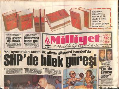 Milliyet Halk Gazetesi 16 Eylül 1990 - Namık Gedikin Ölüm Tartışması GZ83988 - 1