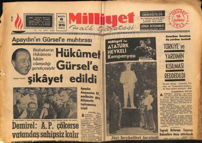 Milliyet Halk Gazetesi 16 Haziran 1965 - Siirtte Türkiyenin En İyi Kaliteli Petrolü Bulundu GZ81125 - 1