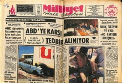 Milliyet Halk Gazetesi 16 Haziran 1975 - ABD Üslerinin Kapatılması İçin Takvim Hazırlanıyor GZ67922 - 2