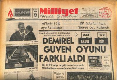 Milliyet Halk Gazetesi 16 Mart 1970 - Eğitim Dekanı Zorba Öğrenci Yüzünden Çekildi GZ86697 - 1