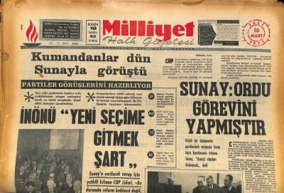 Milliyet Halk Gazetesi 16 Mart 1971 - Gazeteci Ve Yazar Cevad Fehmi Başkut Öldü GZ85997 - 1