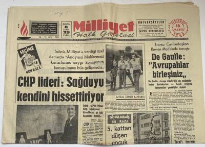 Milliyet Halk Gazetesi 16 Mayıs 1968 - Şehirleşmeden Elde Edilecek Havadan Kar 500 Milyar Lira GZ60264 - 1