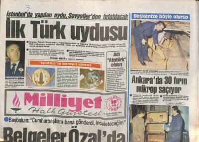 Milliyet Halk Gazetesi 16 Ocak 1988 - Ankarada 30 Fırın Mikrop Saçıyor GZ105223 - 1