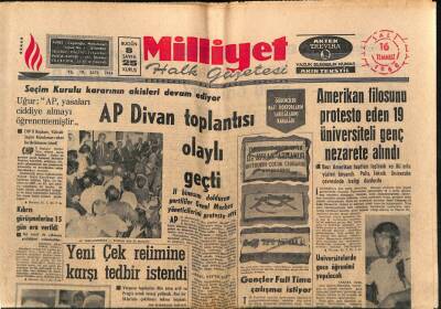 Milliyet Halk Gazetesi 16 Temmuz 1968 - Şarkıcı Alpay Madridde Boğa Güreşi Yaptı... GZ79596 - 1
