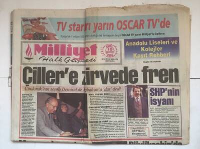 Milliyet Halk Gazetesi 16 Temmuz 1993 - 1997de Enerji Krizi Yaşanabilir GZ7535 - 1