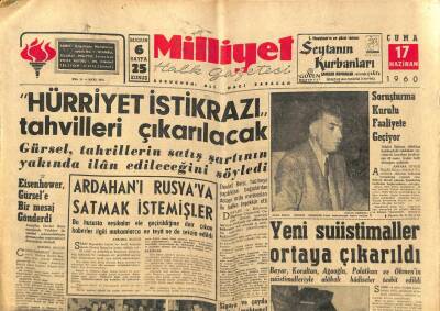 Milliyet Halk Gazetesi 17 Haziran 1960 - Yedek Subaylar Diploma Aldılar GZ79235 - 1