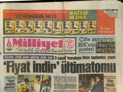 Milliyet Halk Gazetesi 17 Mayıs 1990 - Ünlülerin Kooperatifi İçin Mahkeme Kararı - Fenerbahçe , Semihi Bağladı GZ122932 - 1