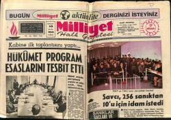 Milliyet Halk Gazetesi 17 Nisan 1973 - İstanbulda 8 Anarşist Yakalandı GZ67904 - 1