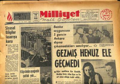Milliyet Halk Gazetesi 17 Ocak 1971 -Balıkçılar Torik Peşinde - Prenses Margaretin Rakibesi GZ86507 - 1