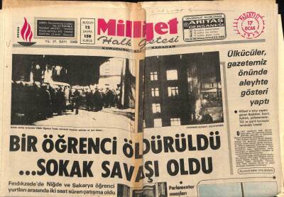 Milliyet Halk Gazetesi 17 Ocak 1977 - Topkapı İkinci Mahmutpaşa Halini Aldı GZ88548 - 1