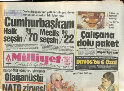 Milliyet Halk Gazetesi 17 Ocak 1988 - Atina İle Ankara Arasında Pürüzler Giderilemedi GZ105238 - 1