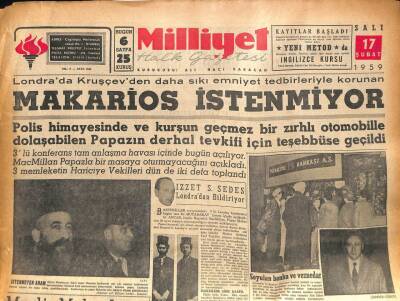 Milliyet Halk Gazetesi 17 Şubat 1959 - Hiltonun 30 Bin Odası Var GZ86067 - 1