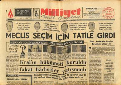 Milliyet Halk Gazetesi 17 Temmuz 1965 - Minarelerdeki Hoparlörler Kaldırılıyor GZ79134 - 1