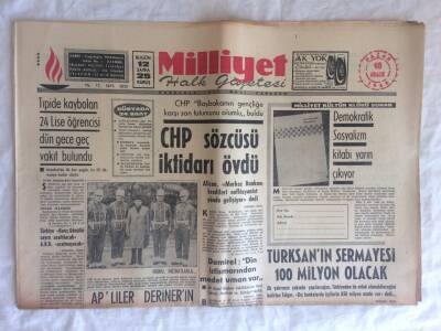 Milliyet Halk Gazetesi 18 Aralık 1966 - Türksan Sermayesi 100 Milyon Olacak GZ73687 - 1