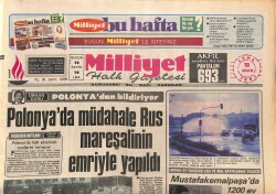Milliyet Halk Gazetesi 18 Aralık 1981 - Mustafakemalpaşa'da 1200 Ev Boşaltıldı - Emekli Orgeneral Cemal Tural Vefat Etti GZ161011 - Gökçekoleksiyon