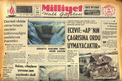 Milliyet Halk Gazetesi 18 Ekim 1976 - Murat 131lerin Kararnamesi Dün Yürürlüğe Girdi GZ85652 - 1