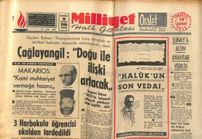 Milliyet Halk Gazetesi 18 Haziran 1966 - Muhammed Ali Clay Beni Bir Afrika Ülkesine Kral Yapmak İçin Ne Bekliyorlar ? -Sunaya Altın Anahtar Verildi GZ121490 - 1