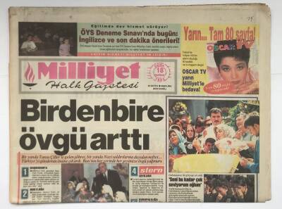 Milliyet Halk Gazetesi 18 Haziran 1993 - Saddamın Oğlu Dublör Tutmuş GZ8687 - 1