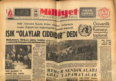 Milliyet Halk Gazetesi 18 Mart 1965 - Galatasaraylılar Dün Ayazağada Dondurucu Bir Soğuk Altında Haftanın İlk İdmanını Yaptılar GZ121349 - 1