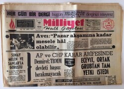 Milliyet Halk Gazetesi 18 Mart 1973 - 18 Mart Çanakkale Deniz Zaferi Törenle Kutlanıyor GZ11395 - 2