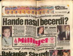 Milliyet Halk Gazetesi 18 Nisan 1990 - Vergi Rekortmeni Beyazıt GZ62442 - 1