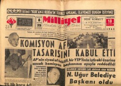Milliyet Halk Gazetesi 18 Şubat 1963 - N. Uğur Belediye Başkanı Oldu GZ62828 - 2