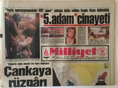 Milliyet Halk Gazetesi 18 Şubat 1989 - Evrenin Veda Mesajıyla Hava Değişiyor , Çankaya Rüzgarı GZ16170 - 2