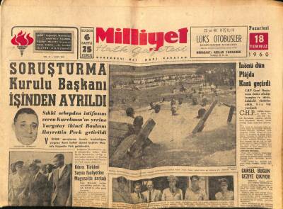 Milliyet Halk Gazetesi 18 Temmuz 1960 - Kıbrıs Türkleri Seçim Faaliyetine Magusada Başladı GZ92598 - 1