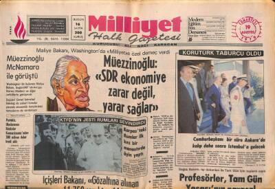 Milliyet Halk Gazetesi 19 Ağustos 1978 - Portekiz , Uluslararası Bankalar Konsorsiyumundan 300 Milyon Dolar Kredi Aldı GZ91723 - 1