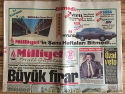 Milliyet Halk Gazetesi 19 Aralık 1991 - Gorbinin İstifası Cebinde GZ72921 - 1